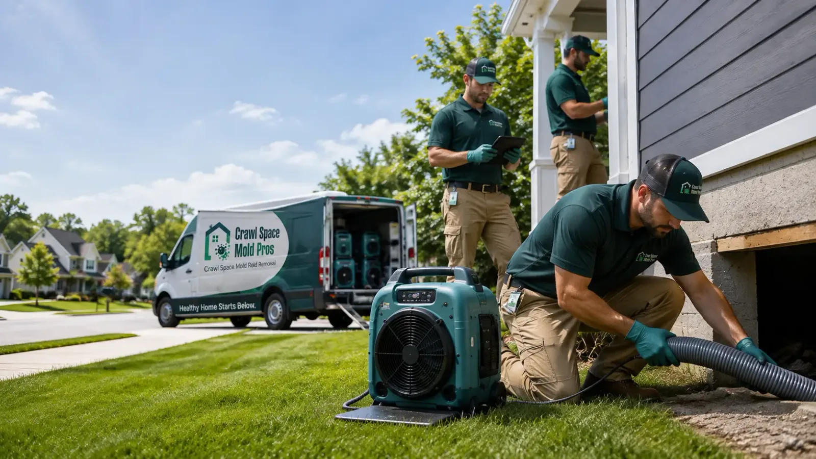 Crawl Space Mold Removal in Rockbridge, OH